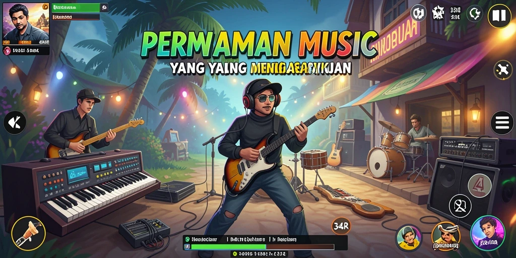Tampilan gameplay 34R yang menarik dan interaktif.