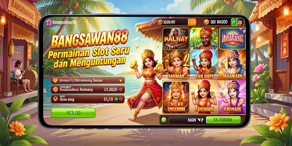 Tampilan gameplay Slot BANGSAWAN88 yang seru dan mengasyikkan.