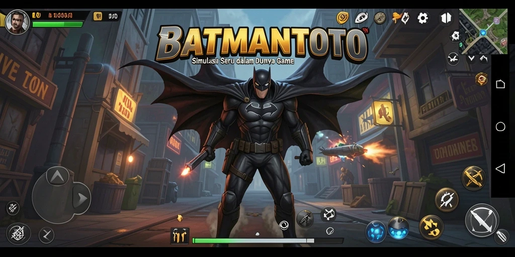 Tampilan gameplay unik di dunia simulasi BATMANTOTO.