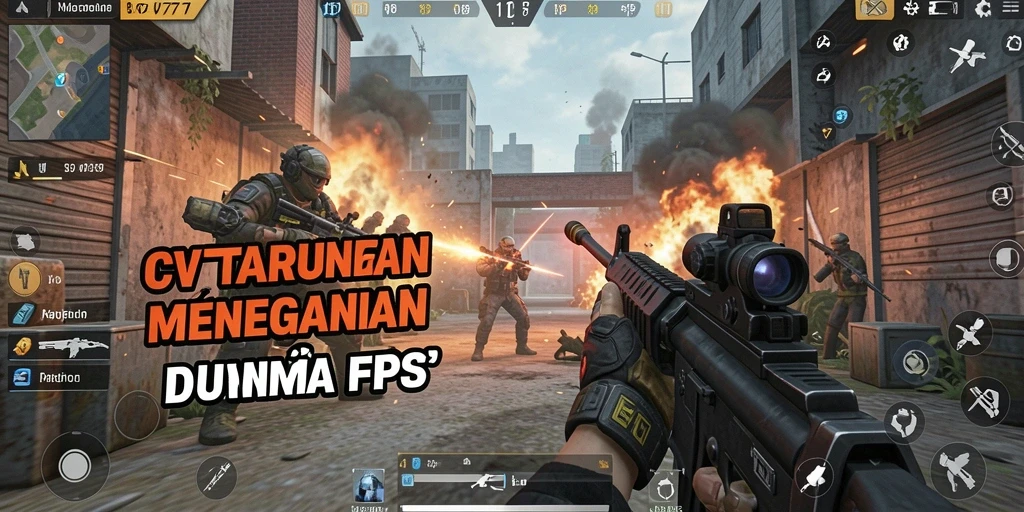 Screenshot gameplay CV777 yang menunjukkan aksi menegangkan dalam pertempuran FPS.