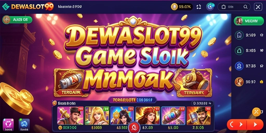 Tampilan menarik dari gameplay Slot DEWASLOT99 yang memukau.