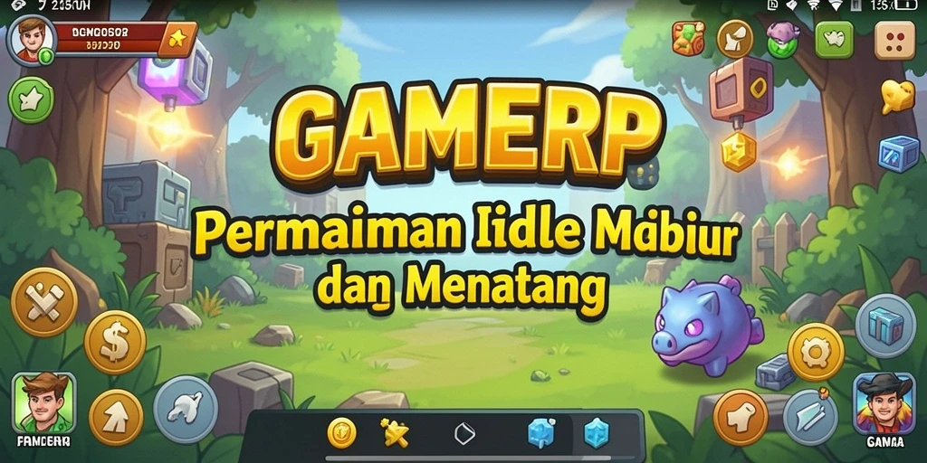 Tangkapan layar menyajikan gameplay menarik dalam GAMERP.
