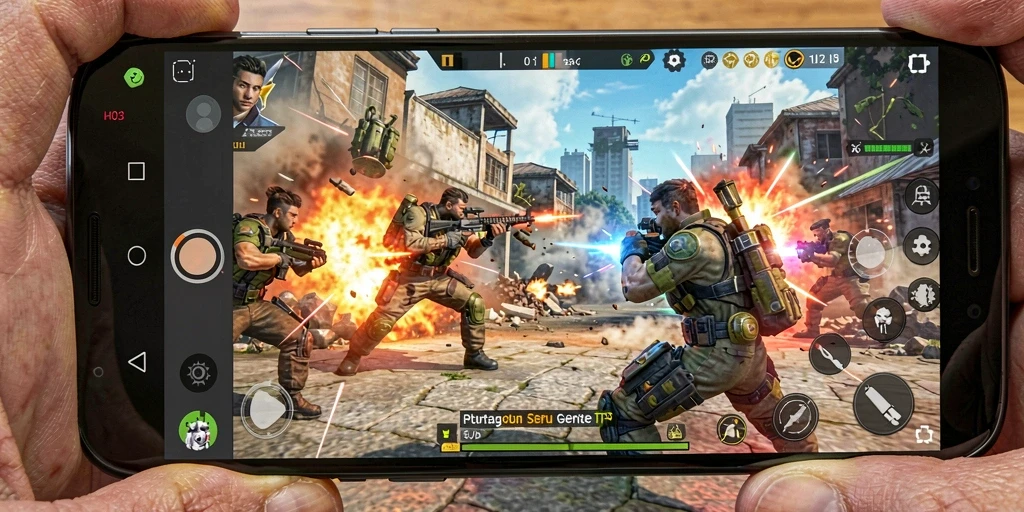 Gameplay H03 yang intens dengan pertempuran seru.