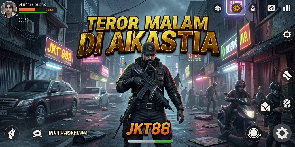 Tangkapan layar menampilkan momen menegangkan dalam gameplay JKT88.