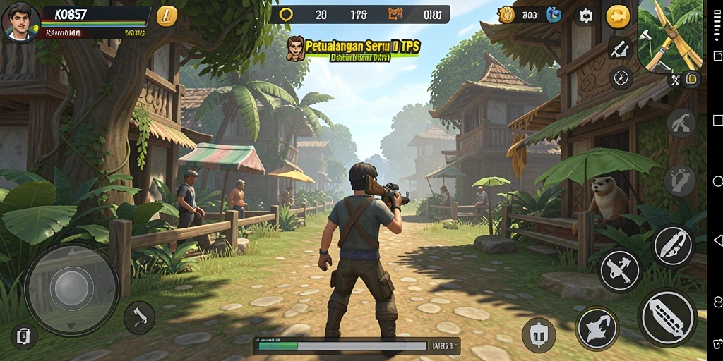 Tampilan gameplay seru dan mendebarkan di KO857.