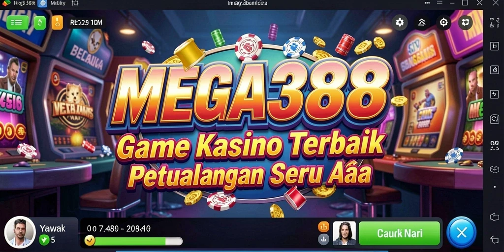 Tampilan gameplay menarik di MEGA388 dengan berbagai permainan Kasino.