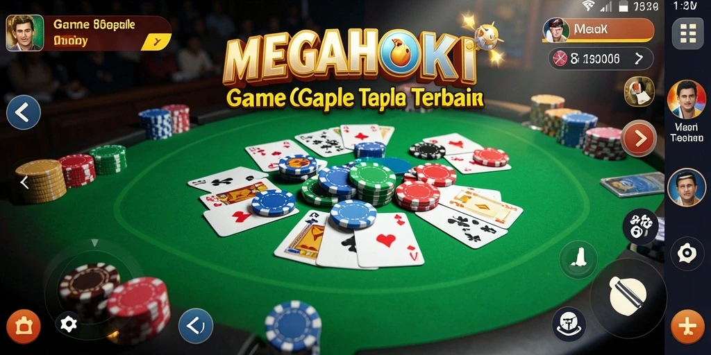 Tampilan gameplay MEGAHOKI yang menarik dan interaktif.