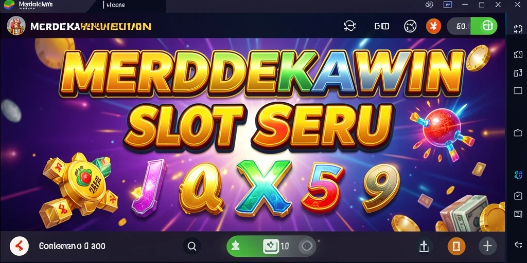 Tampilan gameplay MERDEKAWIN yang menarik dan penuh warna.