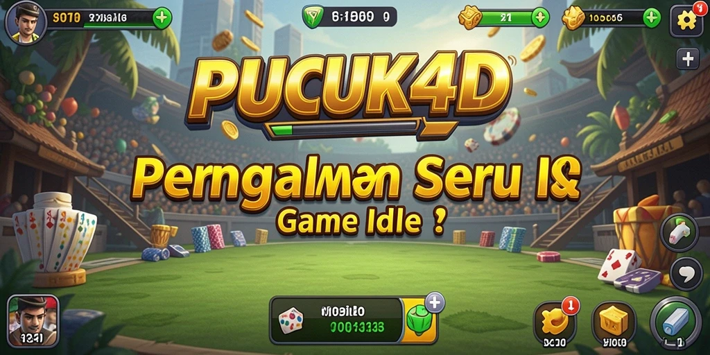 Screenshot gameplay PUCUK4D menampilkan karakter yang mengelola sumber daya dengan efisien.