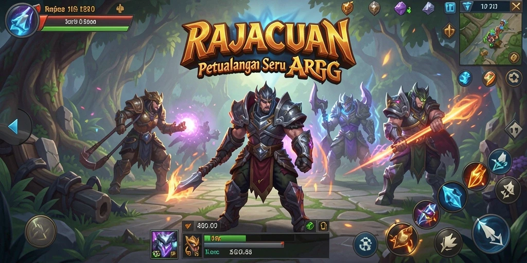 Gameplay seru dan mendebarkan di RAJACUAN.
