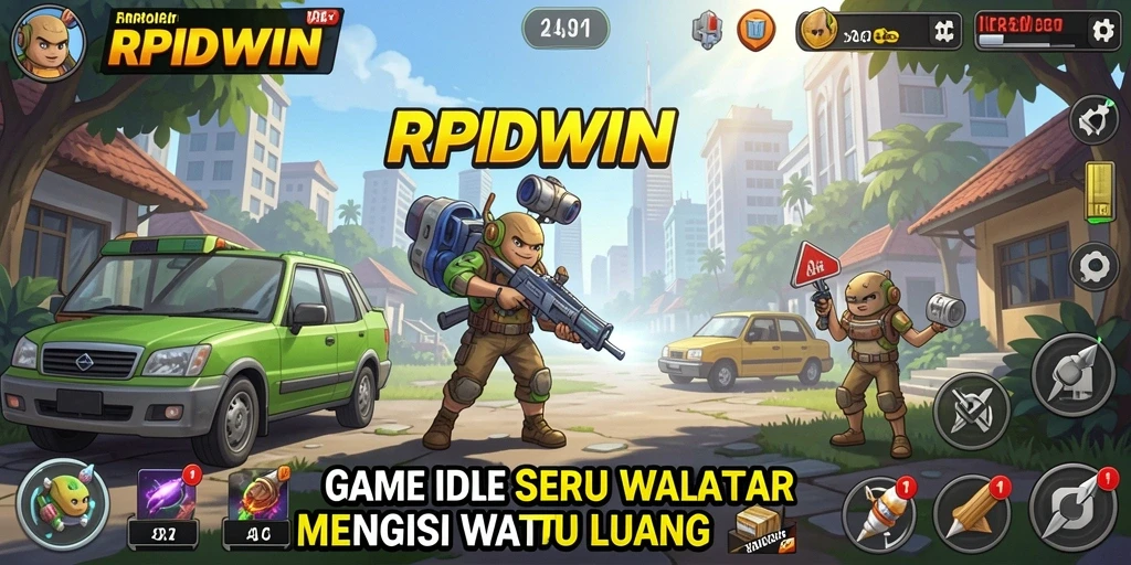 Tampilan gameplay <strong>RPIDWIN</strong> yang menakjubkan dan santai.