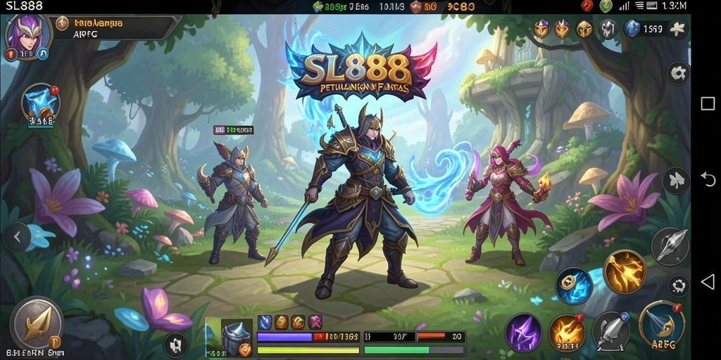 Tampilan gameplay yang menegangkan dalam dunia ARPG di SL888.