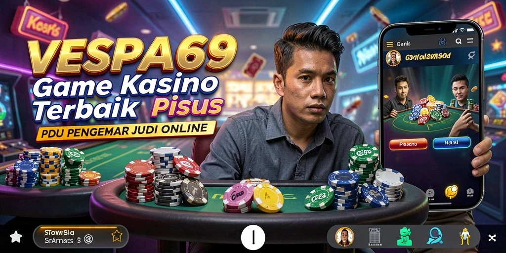 Tampilan gameplay kasino VESPA69 yang menarik dan menghibur.