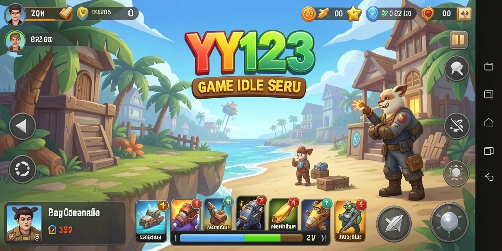 Tampilan gameplay seru dan interaktif di YY123.